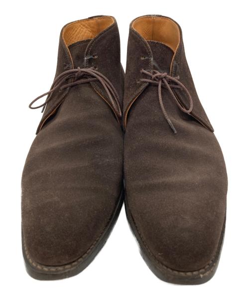 SCOTCH GRAIN（スコッチグレイン）SCOTCH GRAIN (スコッチグレイン) チャッカブーツ ブラウン サイズ:25.5の古着・服飾アイテム