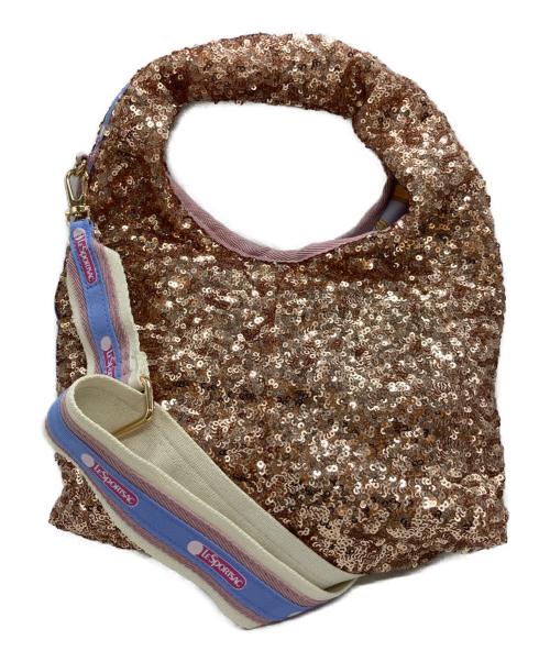 LeSportsac Atelier（レスポートサック アトリエ）LeSportsac Atelier (レスポートサック アトリエ) スパンコールショルダーバッグ ピンク サイズ:-の古着・服飾アイテム