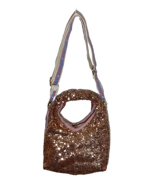 LeSportsac Atelier（レスポートサック アトリエ）LeSportsac Atelier (レスポートサック アトリエ) スパンコールショルダーバッグ ピンク サイズ:-の古着・服飾アイテム