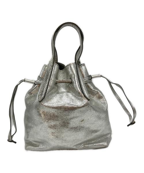 JIMMY CHOO（ジミーチュウ）JIMMY CHOO (ジミーチュウ) メタリック巾着トートバッグ サイズ:-の古着・服飾アイテム