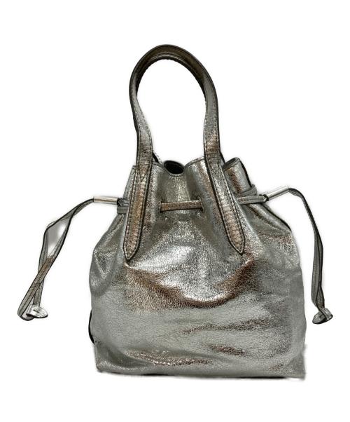 JIMMY CHOO（ジミーチュウ）JIMMY CHOO (ジミーチュウ) メタリック巾着トートバッグ サイズ:-の古着・服飾アイテム
