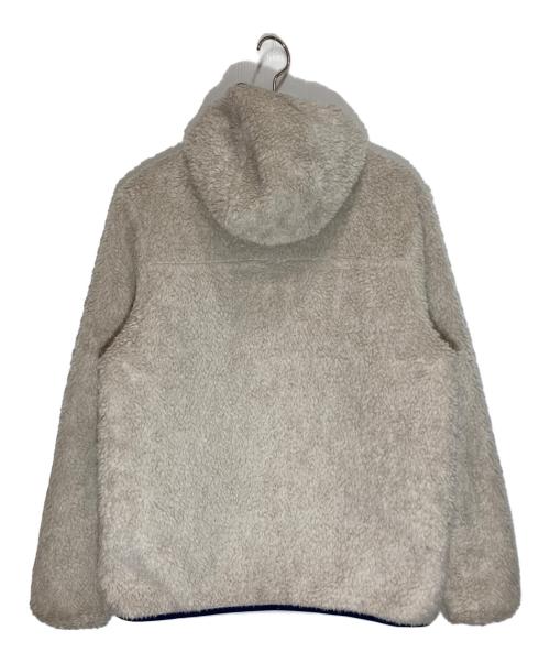 Patagonia（パタゴニア）Patagonia (パタゴニア) キッズ・リバーシブル・レディ・フレディ・フーディ ベージュ×ネイビー サイズ:Lの古着・服飾アイテム