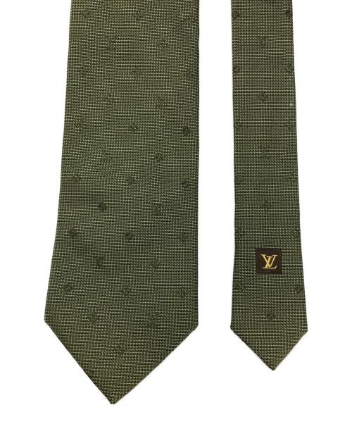 LOUIS VUITTON（ルイ ヴィトン）LOUIS VUITTON (ルイ ヴィトン) シルクネクタイ グリーン サイズ:-の古着・服飾アイテム