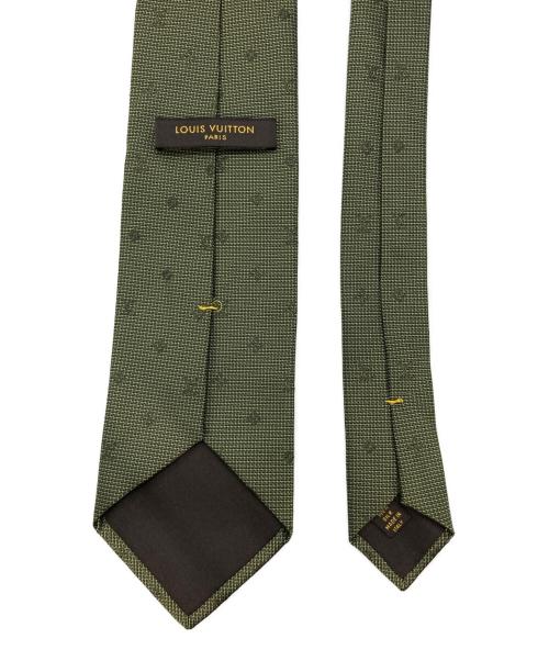 LOUIS VUITTON（ルイ ヴィトン）LOUIS VUITTON (ルイ ヴィトン) シルクネクタイ グリーン サイズ:-の古着・服飾アイテム