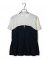 自由区（ジユウク）の古着「ビスチェコンビ Tシャツ」｜ホワイト×ブラック