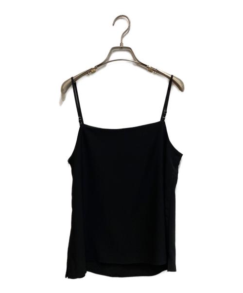 23区（ニジュウサンク）23区 (ニジュウサンク) ストレッチジョーゼット キャミソール ブラック サイズ:SIZE 40の古着・服飾アイテム