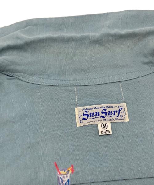 Sun Surf（サンサーフ）Sun Surf (サンサーフ) アロハシャツ ブルー サイズ:Ⅿの古着・服飾アイテム