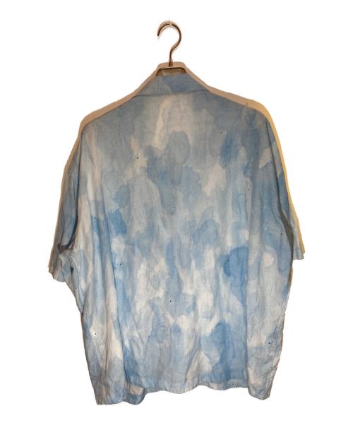 Porter Classic（ポータークラシック）Porter Classic (ポータークラシック) 水彩 アロハシャツ ブルー サイズ:SIZE Lの古着・服飾アイテム