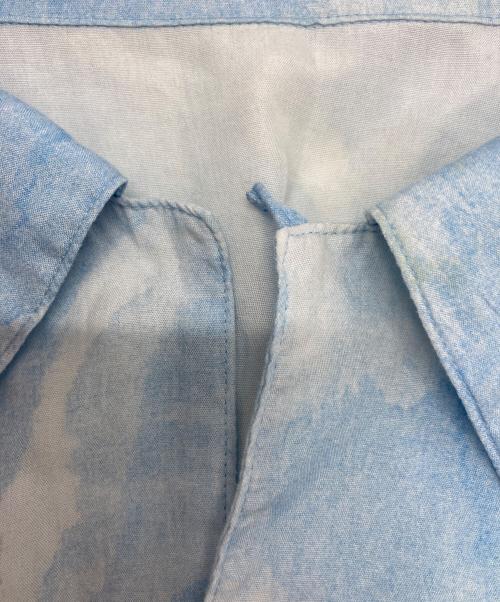 Porter Classic（ポータークラシック）Porter Classic (ポータークラシック) 水彩 アロハシャツ ブルー サイズ:SIZE Lの古着・服飾アイテム