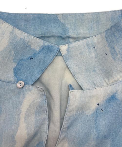 Porter Classic（ポータークラシック）Porter Classic (ポータークラシック) 水彩 アロハシャツ ブルー サイズ:SIZE Lの古着・服飾アイテム