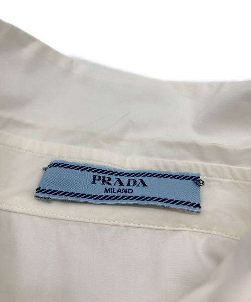 PRADA（プラダ）PRADA (プラダ) ノースリーブシャツ ホワイト サイズ:40の古着・服飾アイテム