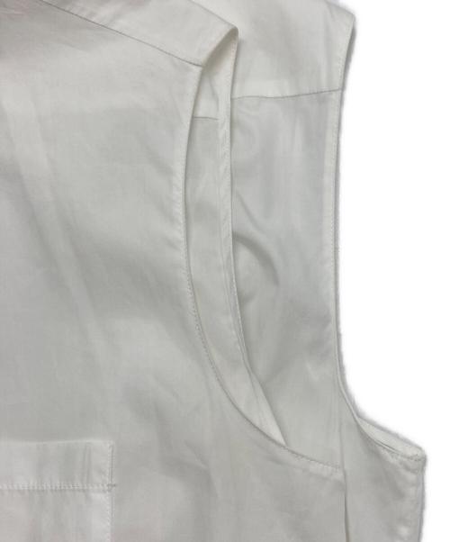 PRADA（プラダ）PRADA (プラダ) ノースリーブシャツ ホワイト サイズ:40の古着・服飾アイテム