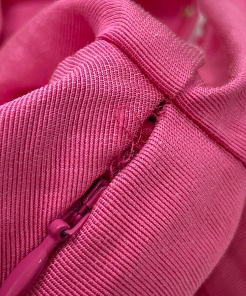 Kate Spade（ケイトスペード）Kate Spade (ケイトスペード) Twist Bodice Puff Sleeve Dress ピンク サイズ:SIZE 2の古着・服飾アイテム