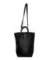 中古・古着 YOUNG & OLSEN The DRYGOODS STORE (ヤングアンドオルセン ザ ドライグッズストア) EMBOSSED LEATHER HAVERSACK ブラック サイズ:-：17000円