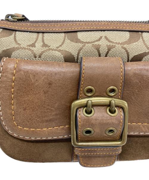 COACH（コーチ）COACH (コーチ) ソーホー シグネチャー ハンドバッグ ブラウン サイズ:-の古着・服飾アイテム