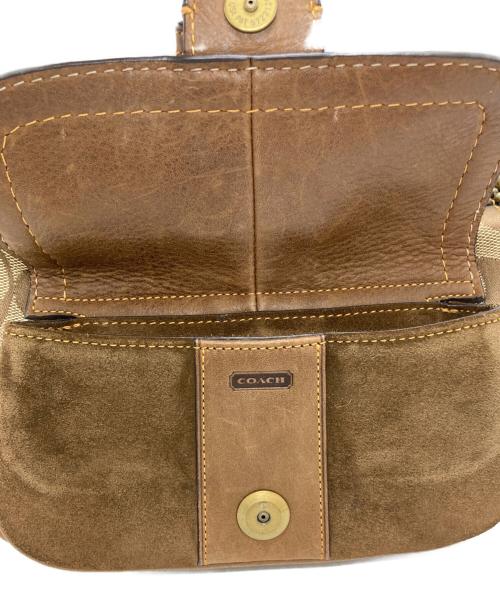 COACH（コーチ）COACH (コーチ) ソーホー シグネチャー ハンドバッグ ブラウン サイズ:-の古着・服飾アイテム