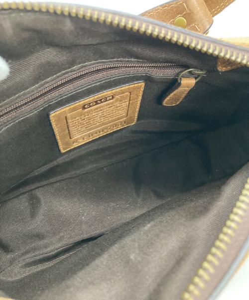 COACH（コーチ）COACH (コーチ) ソーホー シグネチャー ハンドバッグ ブラウン サイズ:-の古着・服飾アイテム