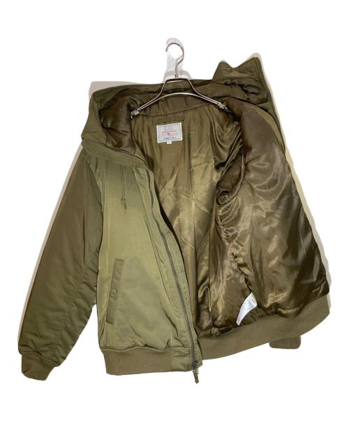 AVIREX（アヴィレックス）AVIREX (アヴィレックス) ミリタリーフーデットジャケット オリーブ サイズ:XLの古着・服飾アイテム