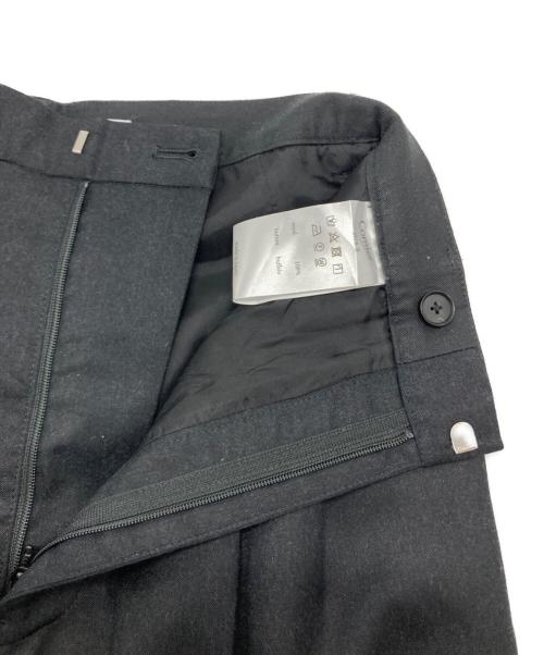cornier（コルニエ）Cornier (コルニエ) タックパンツ ブラック サイズ:Sの古着・服飾アイテム