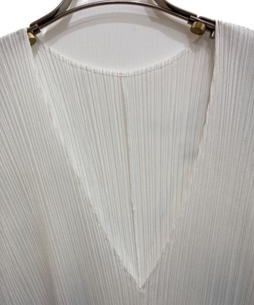 PLEATS PLEASE（プリーツプリーズ）PLEATS PLEASE (プリーツプリーズ) グラデーションブラウス ホワイト サイズ:SIZE 3の古着・服飾アイテム