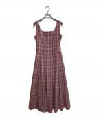HER LIP TOハーリップトゥ）の古着「Paddington Long Dress」｜ピンク