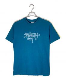 stussy（ステューシー）の古着「オールドプリントTシャツ」｜ブルー