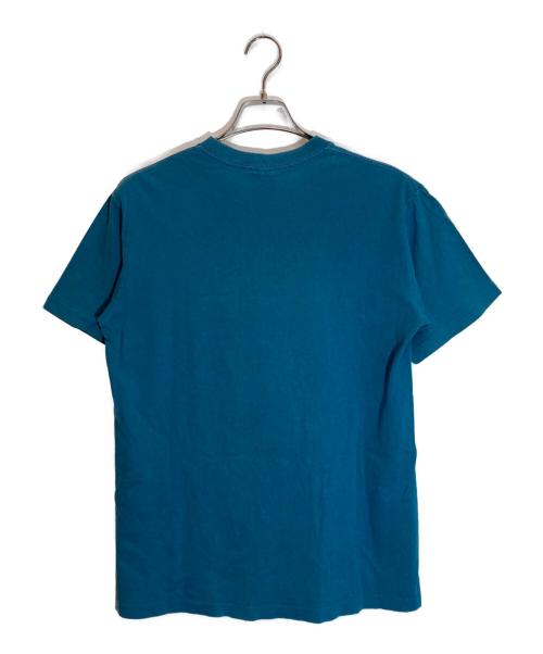 stussy（ステューシー）stussy (ステューシー) オールドプリントTシャツ ブルー サイズ:SIZE Mの古着・服飾アイテム