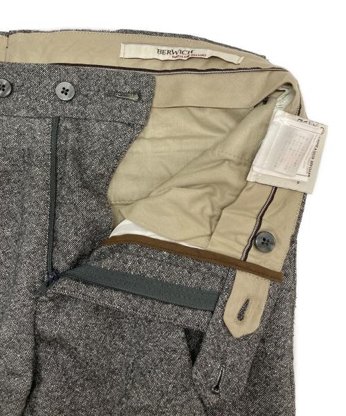 BERWICH（ベルウィッチ）BERWICH (ベルウィッチ) ツイードスラックス グレー サイズ:SIZE 46の古着・服飾アイテム