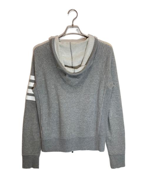 Thom Browne（トムブラウン）Thom Browne (トムブラウン) 4BARジップパーカー グレー サイズ:Lの古着・服飾アイテム
