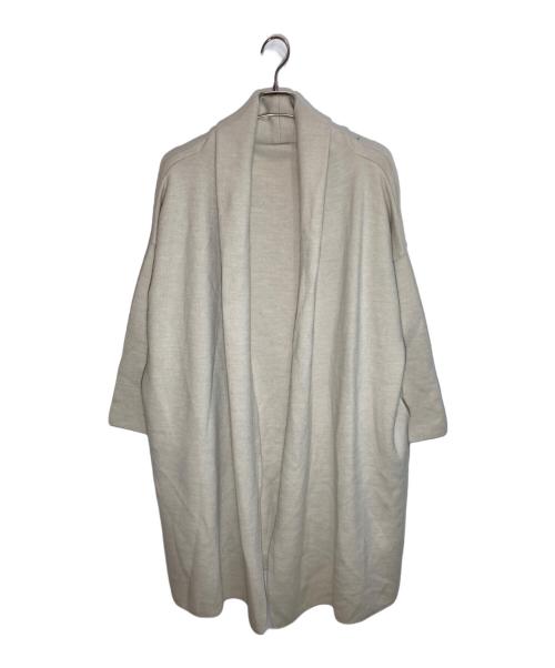 DEUXIEME CLASSE（ドゥーズィエム クラス）Deuxieme Classe (ドゥーズィエム クラス) SMOOTH KNIT GOWN MIDI コート ベージュ サイズ:-の古着・服飾アイテム