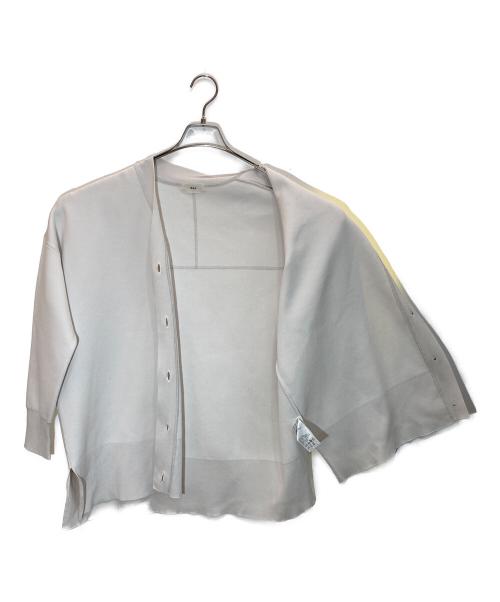 IENA（イエナ）IENA (イエナ) ファインコットンスムースカーディガン ベージュ サイズ:-の古着・服飾アイテム