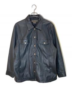 中古・古着通販】GLEEMAN (-) レザージャケット ブラック サイズ:L