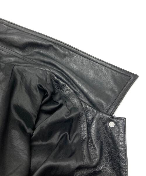 JONES JEANS（ジョーンズ ジーンズ）JONES JEANS (ジョーンズ ジーンズ) レザージャケット ブラック サイズ:-の古着・服飾アイテム