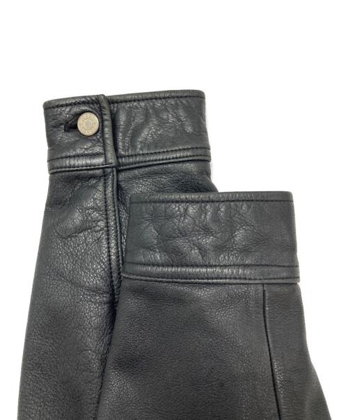 JONES JEANS（ジョーンズ ジーンズ）JONES JEANS (ジョーンズ ジーンズ) レザージャケット ブラック サイズ:-の古着・服飾アイテム