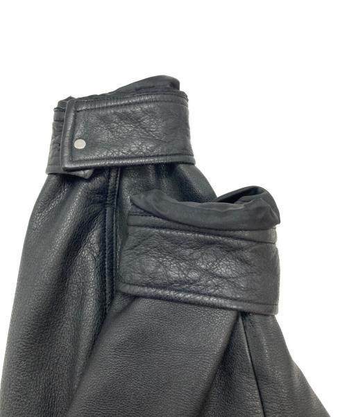 JONES JEANS（ジョーンズ ジーンズ）JONES JEANS (ジョーンズ ジーンズ) レザージャケット ブラック サイズ:-の古着・服飾アイテム