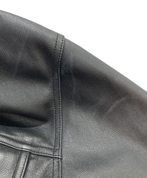 JONES JEANS（ジョーンズ ジーンズ）JONES JEANS (ジョーンズ ジーンズ) レザージャケット ブラック サイズ:-の古着・服飾アイテム