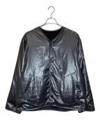 WELLDERウェルダー）の古着「Reversible No Collar Blouson」｜ブラック