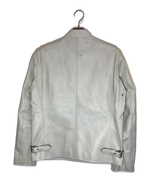 Schott（ショット）Schott (ショット) クラシックレーサージャケット ホワイト サイズ:Ⅿの古着・服飾アイテム