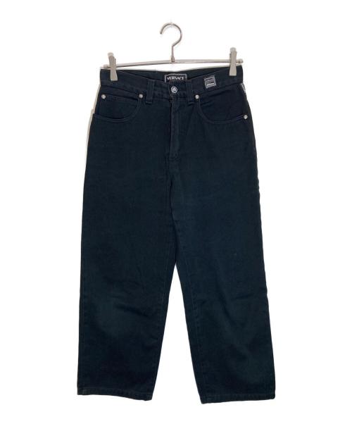 VERSACE JEANS COUTURE（ヴェルサーチ ジーンズクチュール）VERSACE JEANS COUTURE (ヴェルサーチ ジーンズクチュール) デニムパンツ ブラック サイズ:SIZE 28の古着・服飾アイテム