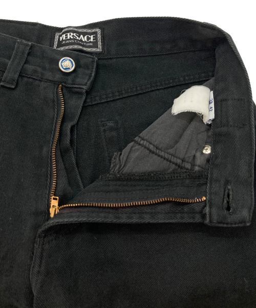 VERSACE JEANS COUTURE（ヴェルサーチ ジーンズクチュール）VERSACE JEANS COUTURE (ヴェルサーチ ジーンズクチュール) デニムパンツ ブラック サイズ:SIZE 28の古着・服飾アイテム