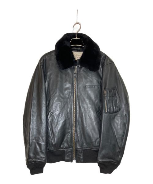 AVIREX（アヴィレックス）AVIREX (アヴィレックス) シープ B-15 ジャケット ブラック サイズ:SIZE 2XLの古着・服飾アイテム