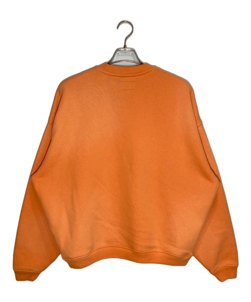 stussy（ステューシー）stussy (ステューシー) STU Applique crew オレンジ サイズ:SIZE Sの古着・服飾アイテム