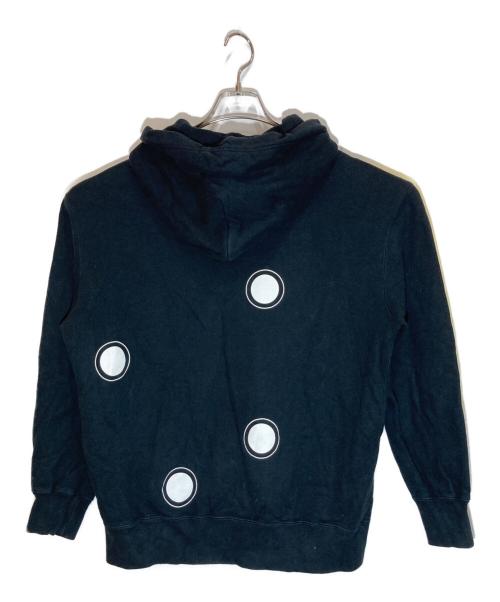 COMME des GARCONS BLACKMARKET（コムデギャルソンブラックマーケット）COMME des GARCONS BLACKMARKET (コムデギャルソンブラックマーケット) FUTURA (フューチュラ) プリントパーカー ブラック サイズ:Lの古着・服飾アイテム