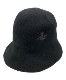 Vivienne Westwood（ヴィヴィアンウエストウッド）の古着「ウールバケットハット」｜ブラック