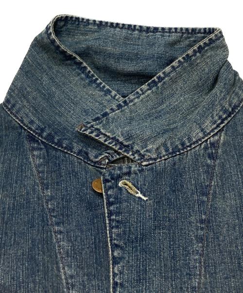 HOUSTON（ヒューストン）HOUSTON (ヒューストン) デニムカバーオール インディゴ サイズ:SIZE 40Rの古着・服飾アイテム