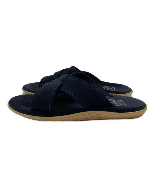 ISLAND SLIPPER（アイランドスリッパ）ISLAND SLIPPER (アイランドスリッパ) クロスサンダル ネイビー サイズ:SIZE 9の古着・服飾アイテム