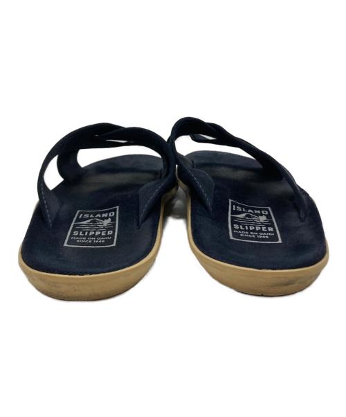 ISLAND SLIPPER（アイランドスリッパ）ISLAND SLIPPER (アイランドスリッパ) クロスサンダル ネイビー サイズ:SIZE 9の古着・服飾アイテム