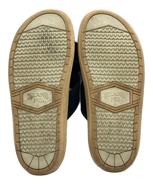 ISLAND SLIPPER（アイランドスリッパ）ISLAND SLIPPER (アイランドスリッパ) クロスサンダル ネイビー サイズ:SIZE 9の古着・服飾アイテム