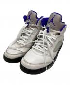NIKEナイキ）の古着「AIR JORDAN 5 RETRO」｜ホワイト×パープル
