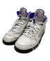 NIKE（ナイキ）の古着「AIR JORDAN 5 RETRO」｜ホワイト×パープル